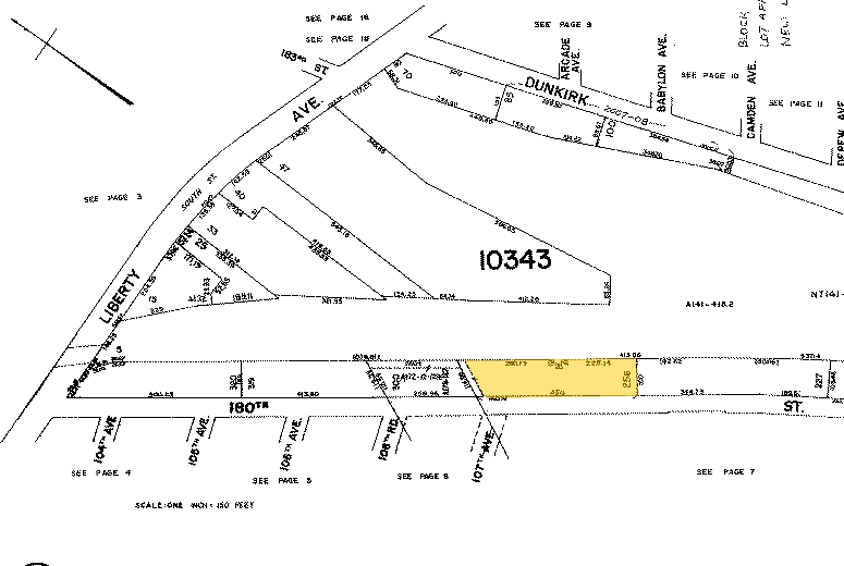 10727-10733 180 St, Jamaica, NY à louer - Plan cadastral – Image 2 sur 4