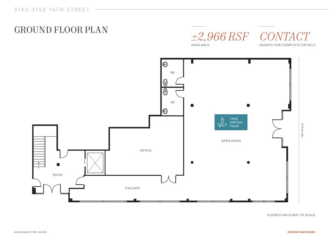 3140-3150 16th St, San Francisco, CA à louer Plan d’étage– Image 1 sur 1