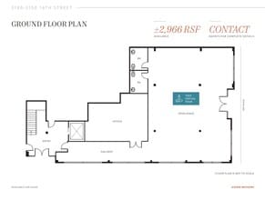 3140-3150 16th St, San Francisco, CA à louer Plan d’étage– Image 1 sur 1