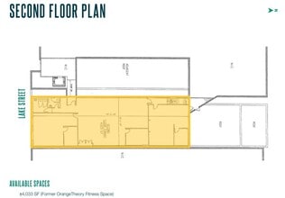 1040-1044 Lake St, Oak Park, IL à louer Plan d’étage– Image 1 sur 1