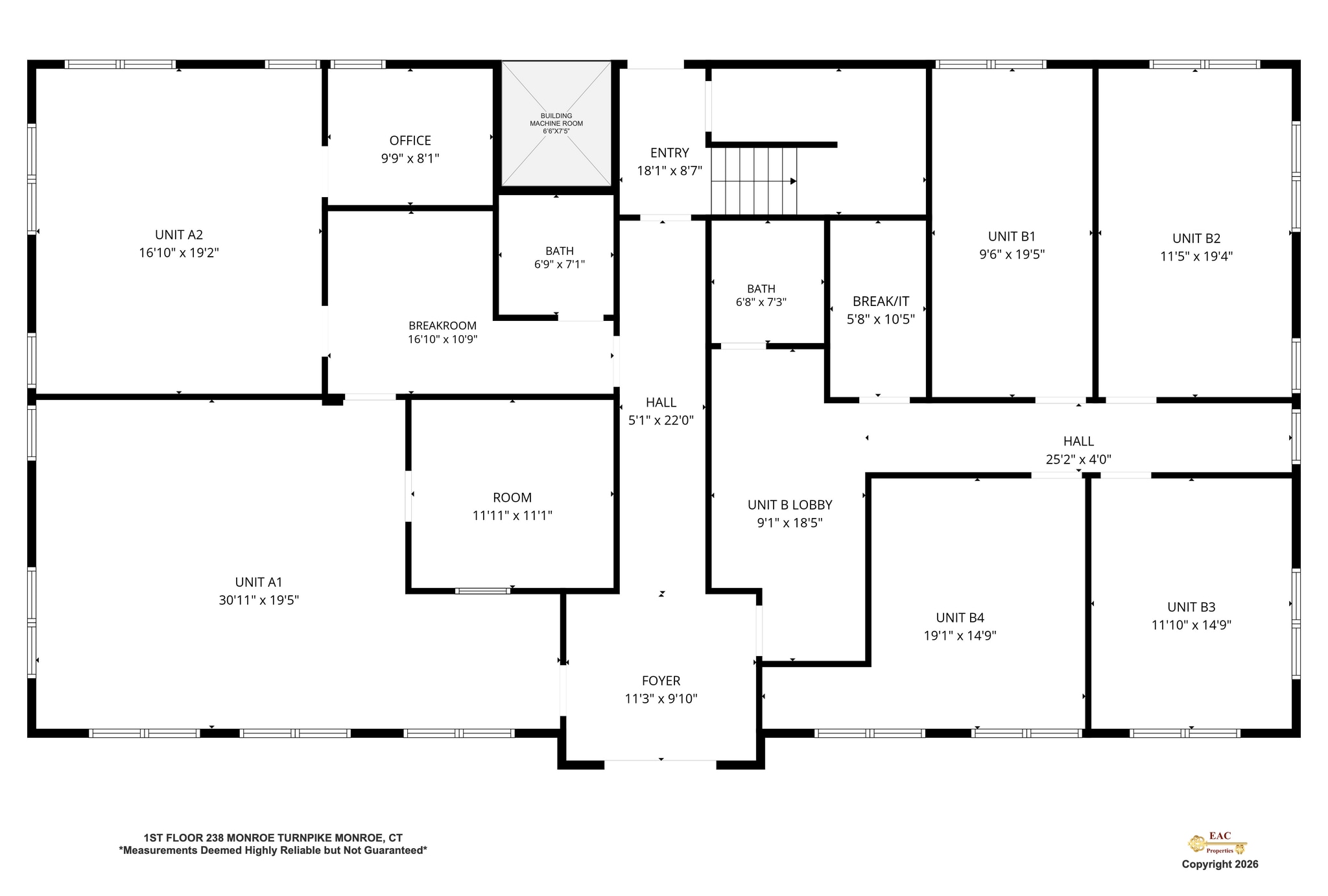238 Monroe Tpke, Monroe, CT à louer Plan d’étage– Image 1 sur 1