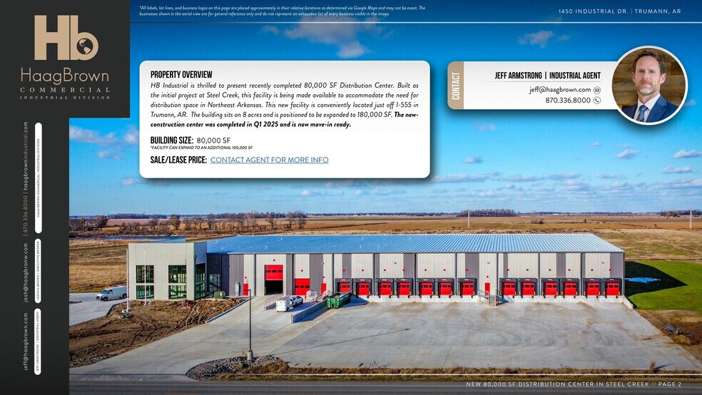 1450 Industrial Dr, Trumann, AR à louer - Autre – Image 2 sur 13