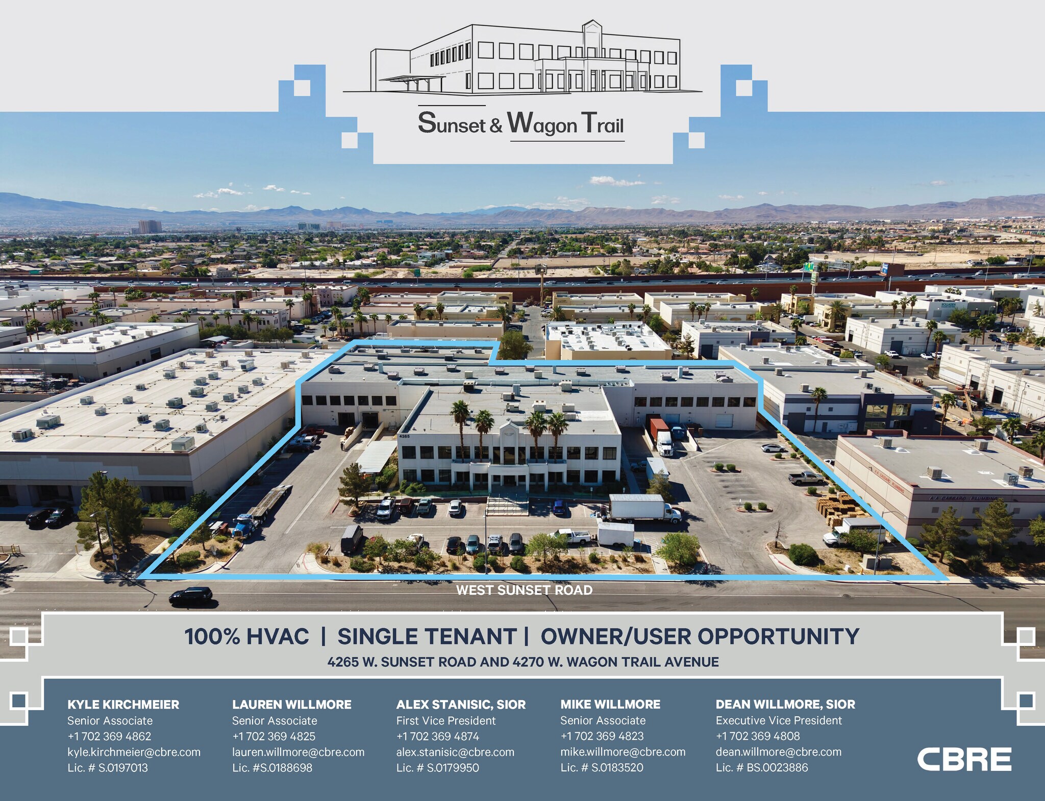 4270 W Wagon Trail Ave, Las Vegas, NV à vendre Aérien– Image 1 sur 8