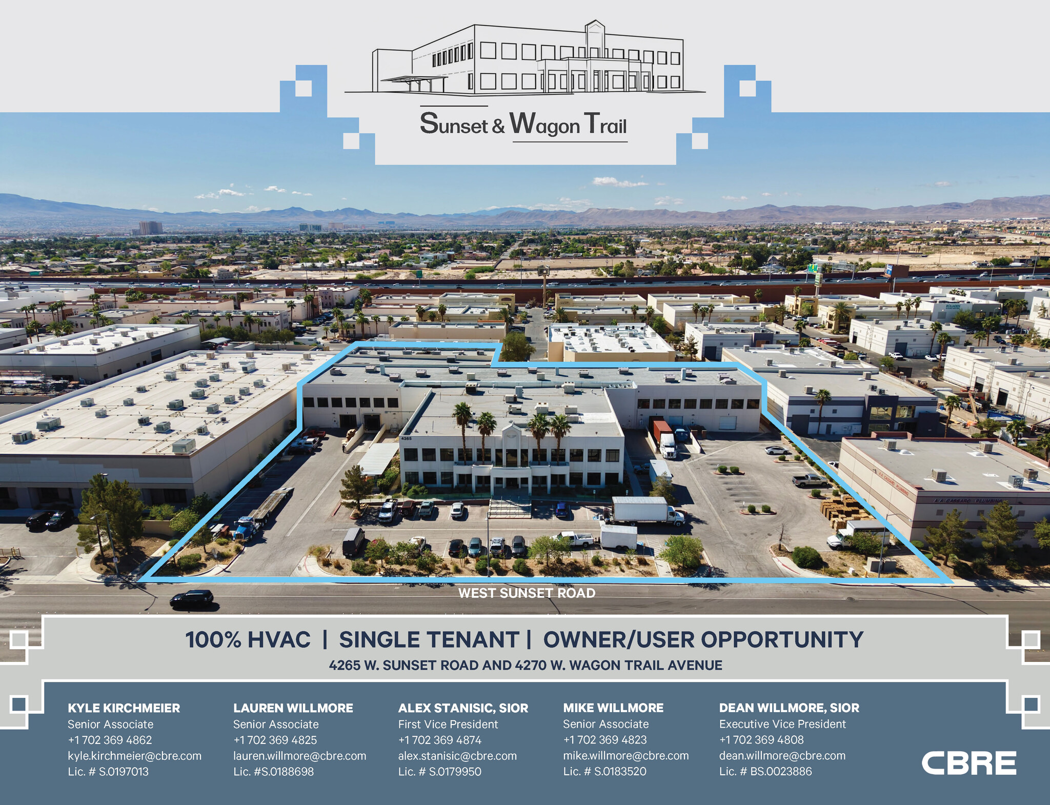 4270 W Wagon Trail Ave, Las Vegas, NV à vendre Aérien– Image 1 sur 8