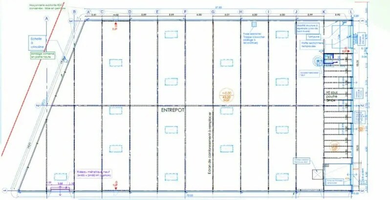 Industriel/Logistique dans Le Blanc-Mesnil à louer - Plan d’étage – Image 2 sur 3