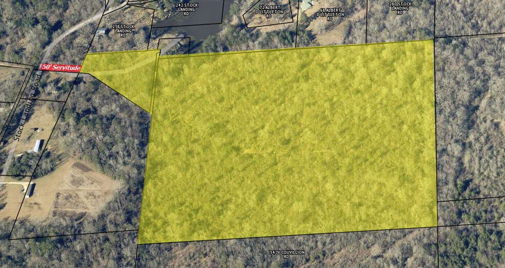224 Stock Landing Rd, Deville, LA à vendre - Plan cadastral – Image 1 sur 9