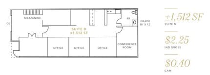 1610 Dell Ave, Campbell, CA à louer Plan d’étage– Image 1 sur 1