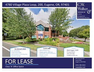 Plus de détails pour 4780 Village Plaza Loop, Eugene, OR - Bureau/Médical à louer