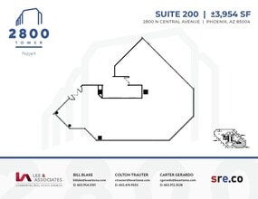 2800 N Central Ave, Phoenix, AZ à louer Plan d’étage– Image 1 sur 1