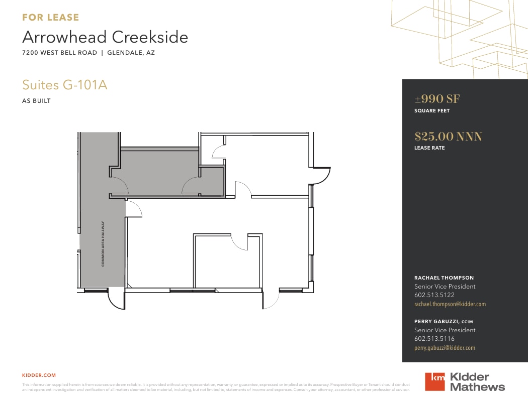 7200 W Bell Rd, Glendale, AZ à louer Plan d’étage– Image 1 sur 1