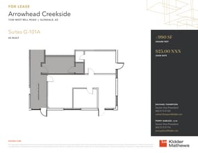 7200 W Bell Rd, Glendale, AZ à louer Plan d’étage– Image 1 sur 1