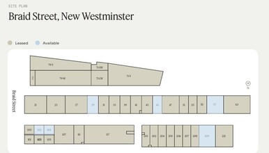 21-63 Braid St, New Westminster, BC à louer Plan d’étage– Image 1 sur 1