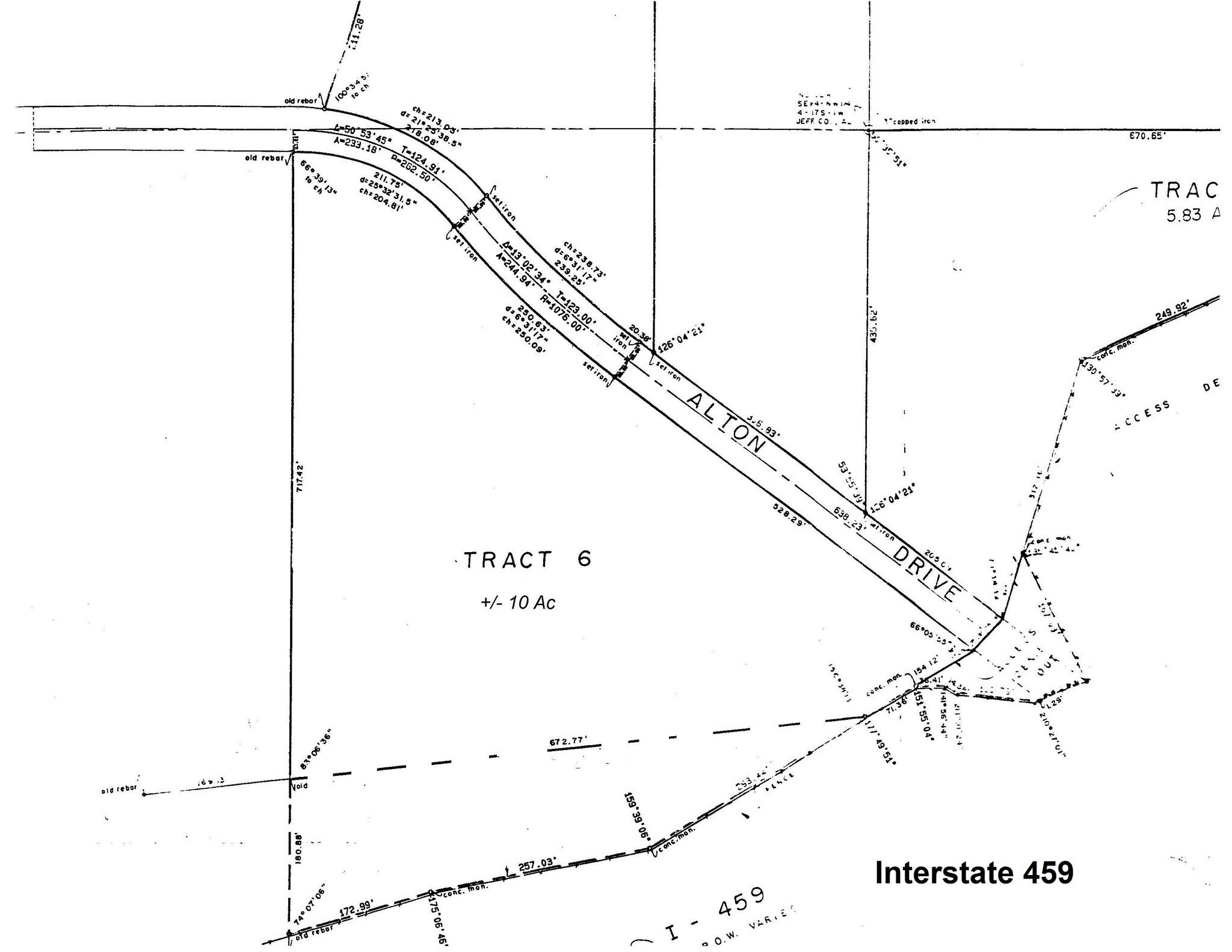 1251 and 1255 Alton Drive, Birmingham, AL à vendre Plan cadastral– Image 1 sur 2