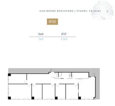 8100 Boone Blvd, Vienna, VA à louer Plan d’étage– Image 1 sur 1