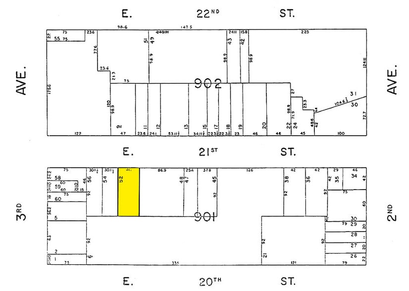 210 E 21st St, New York, NY à louer - Plan cadastral – Image 2 sur 5