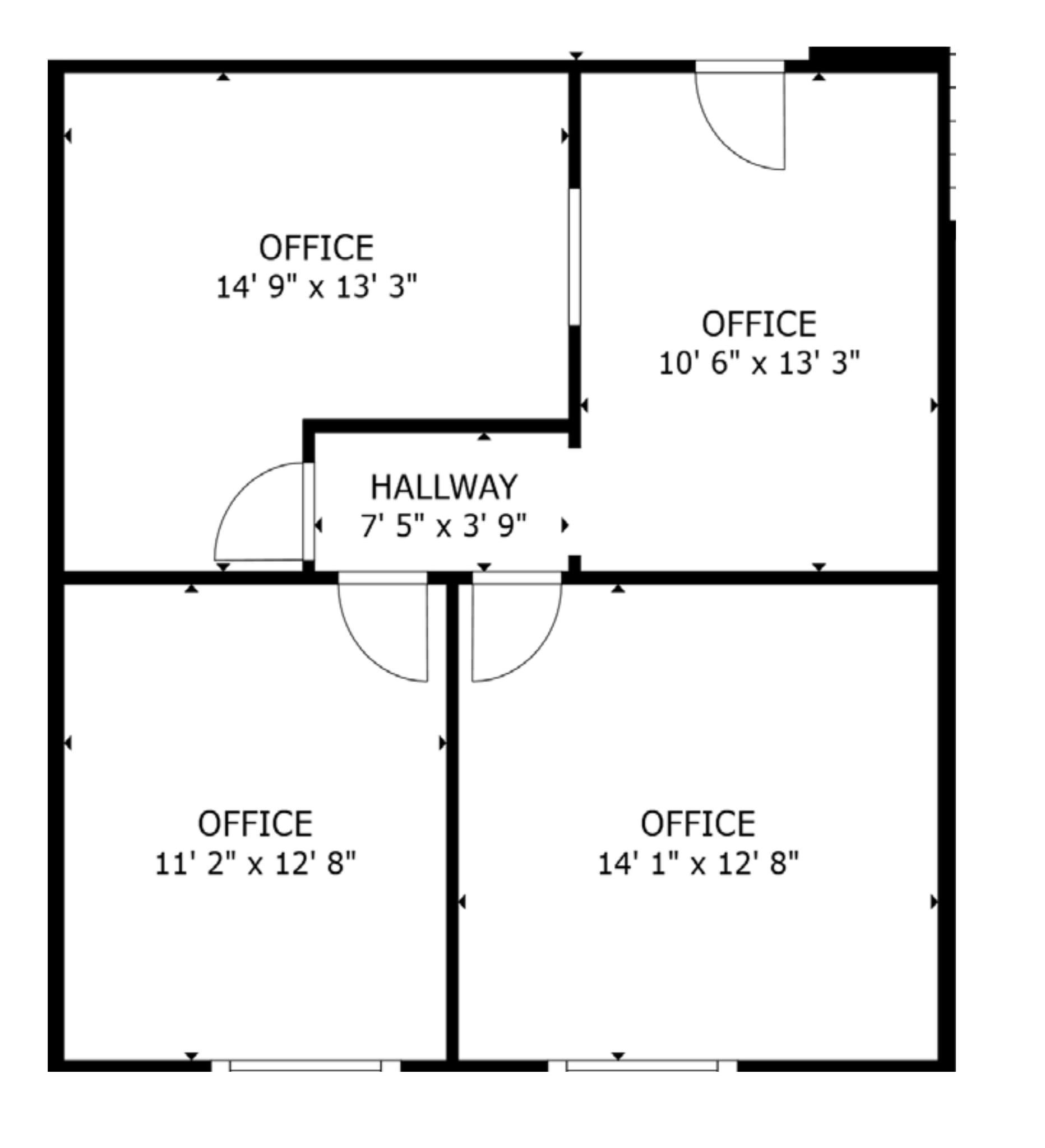 633 S 4th St, Las Vegas, NV à louer Plan d’étage– Image 1 sur 2