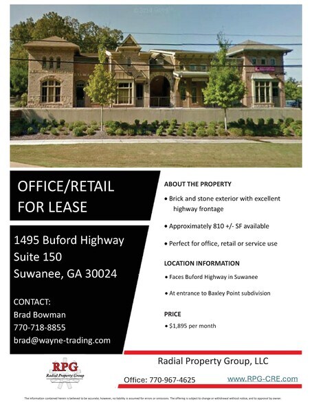 1495 Buford Hwy, Suwanee, GA à vendre - Photo de l’immeuble – Image 3 sur 4