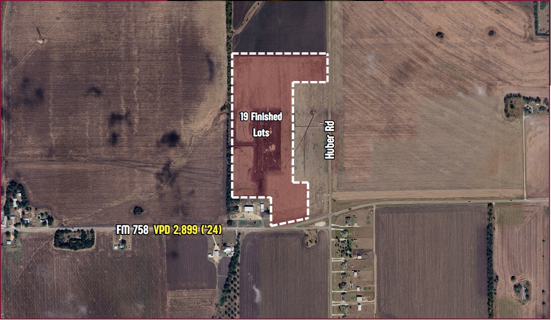 FM 758 & Huber Rd, Seguin, TX à vendre Photo principale– Image 1 sur 5