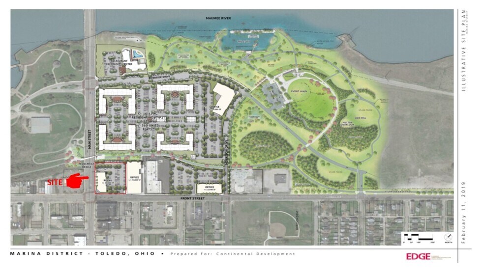 53 Main St, Toledo, OH à louer - Plan de site – Image 2 sur 4