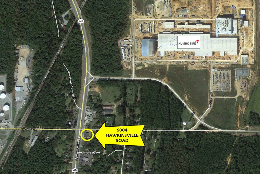 6004 Hawkinsville Rd, Macon-Bibb, GA à louer - Photo de l’immeuble – Image 2 sur 9