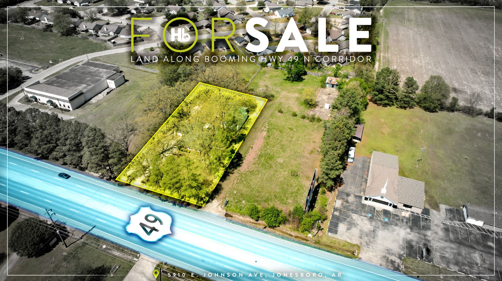5910 E Johnson Ave, Jonesboro, AR à vendre Aérien– Image 1 sur 7