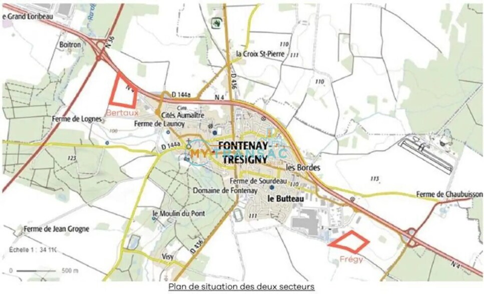 Terrain dans Fontenay-Trésigny à vendre - Photo de l’immeuble – Image 3 sur 4