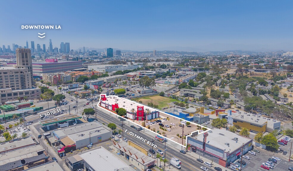 2701-2711 E Olympic Blvd, Los Angeles, CA à vendre - Aérien – Image 3 sur 8