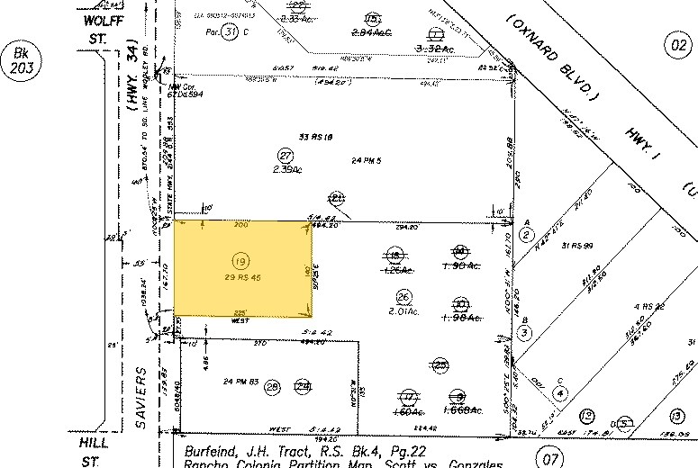 1258 Saviers Rd, Oxnard, CA à vendre - Plan cadastral – Image 2 sur 8