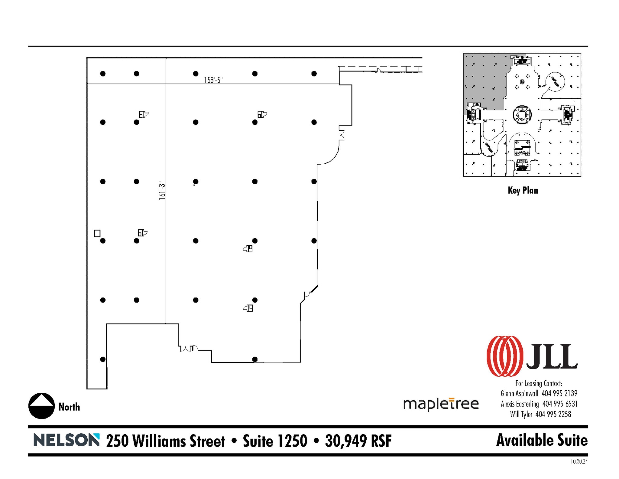 250 Williams St NW, Atlanta, GA à louer Plan d’étage– Image 1 sur 1
