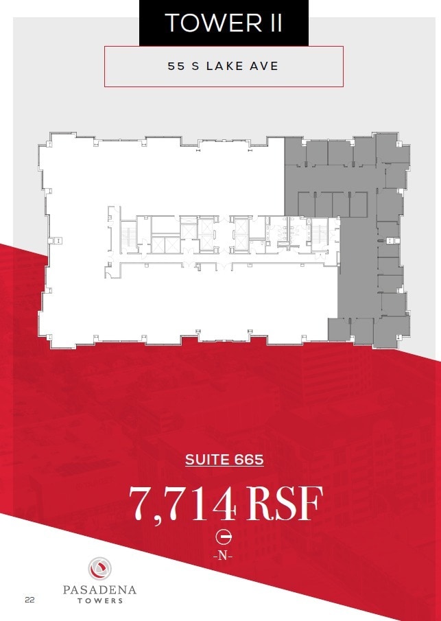800 E Colorado Blvd, Pasadena, CA à louer Plan d’étage– Image 1 sur 1