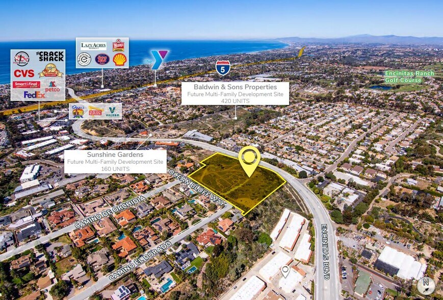 501 Ocean Bluff Way, Encinitas, CA à vendre - Photo de l’immeuble – Image 1 sur 3