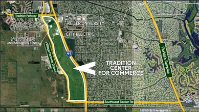 SW Discovery Way & Village Parkway Way, Port Saint Lucie, FL - Vue aérienne  vue de carte