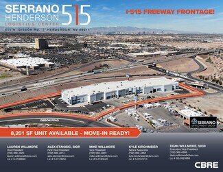 Plus de détails pour 515 N Gibson Rd, Henderson, NV - Industriel/Logistique à louer