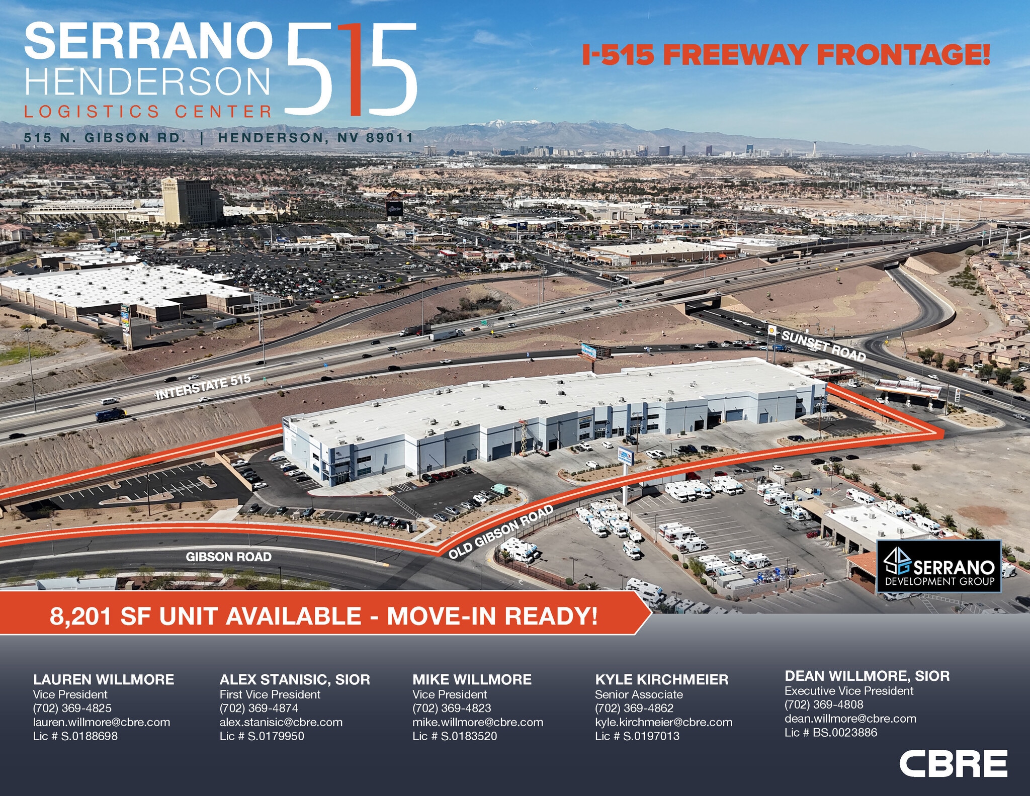 515 N Gibson Rd, Henderson, NV à louer Aérien– Image 1 sur 18