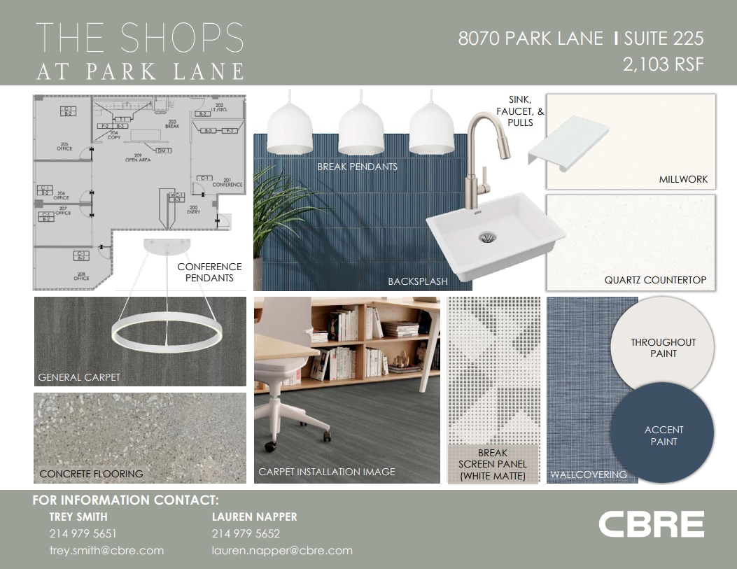 8080 Park Ln, Dallas, TX à louer Plan d’étage– Image 1 sur 1