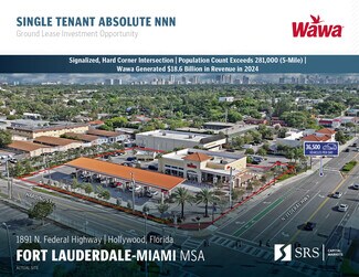 Plus de détails pour 1891 N Federal Hwy, Hollywood, FL - Local commercial à vendre