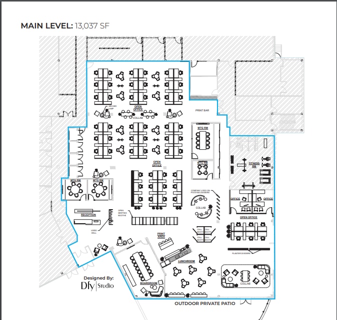 410 Albert St, Waterloo, ON à louer Plan d’étage– Image 1 sur 1