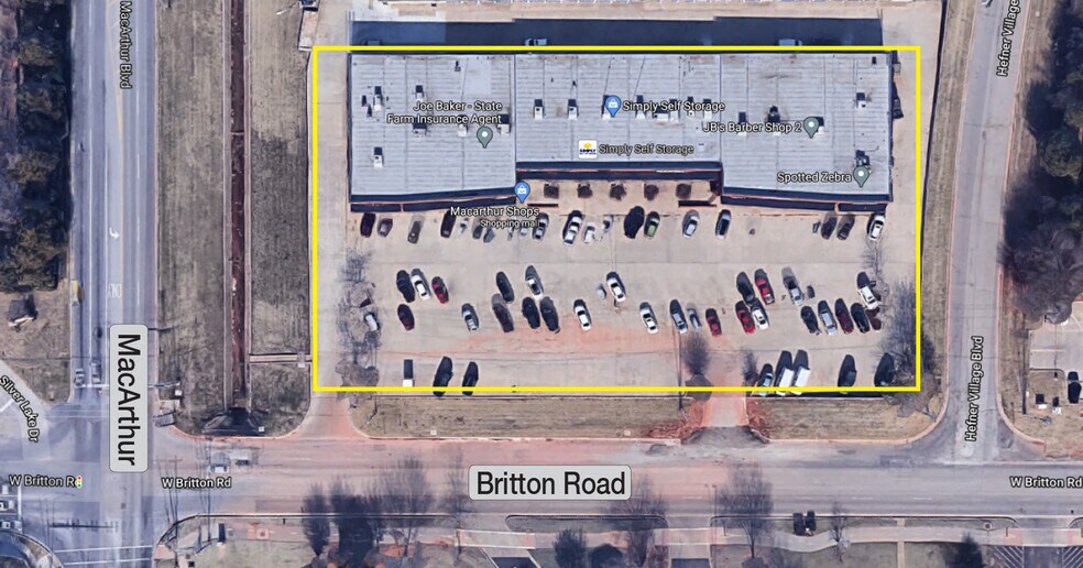 5801 W Britton Rd, Oklahoma City, OK à vendre - Aérien – Image 2 sur 7