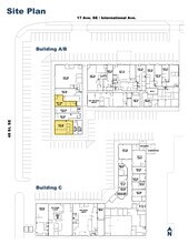 4909 17th Ave SE, Calgary, AB à louer Plan de site– Image 2 sur 2
