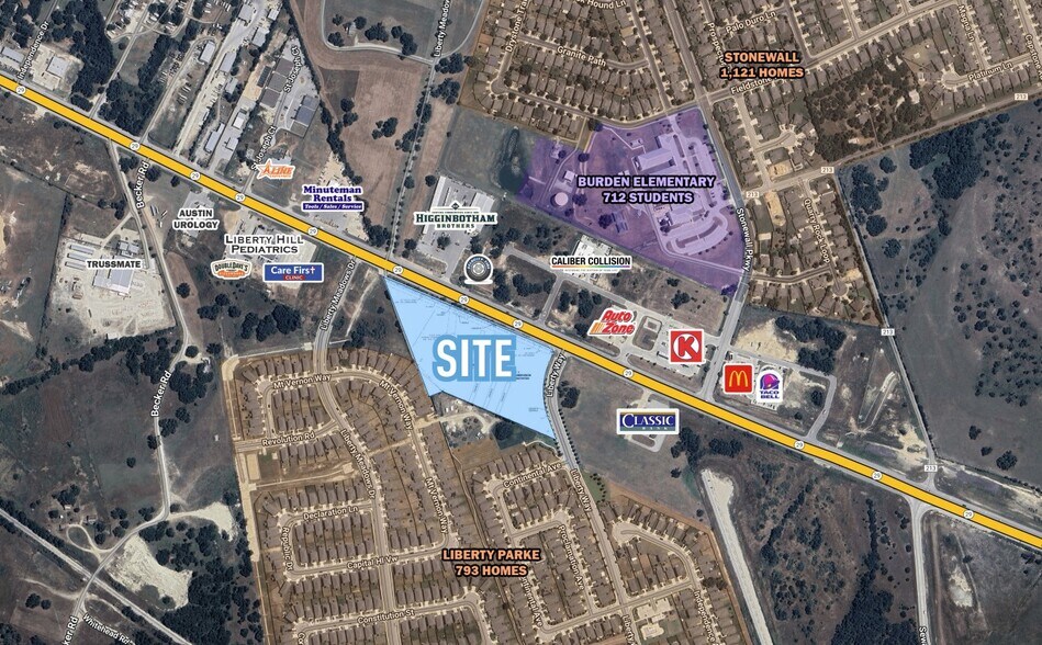 12331 Highway 29, Liberty Hill, TX à vendre - Photo principale – Image 1 sur 1