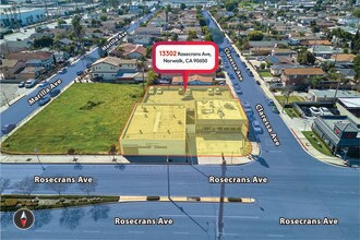 13302 Rosecrans Ave, Norwalk, CA - VUE AÉRIENNE  vue de carte - Image1