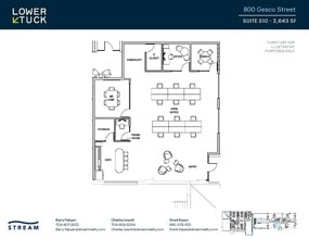 800 Gesco St, Charlotte, NC à louer Plan d’étage– Image 1 sur 1