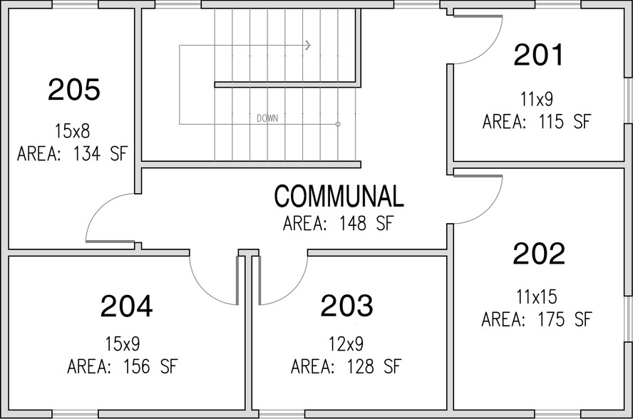 310 W Main Ave, Round Rock, TX à vendre - Plan d’étage – Image 3 sur 24