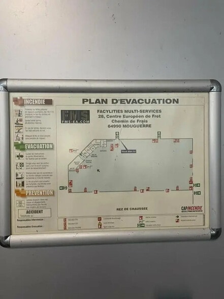 Local d’activités dans Bayonne à louer - Plan d’étage – Image 2 sur 3