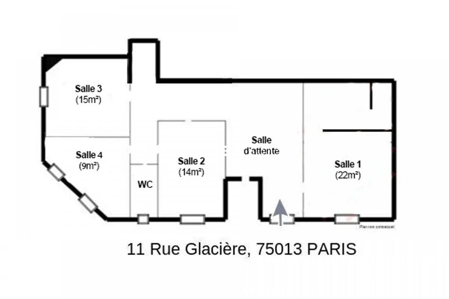 Local commercial dans Paris à louer - Photo de l’immeuble – Image 3 sur 4