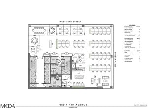 650 Fifth Ave, New York, NY à louer Plan d’étage– Image 2 sur 3