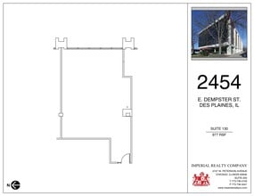 2454 E Dempster St, Des Plaines, IL à louer Plan de site– Image 1 sur 1
