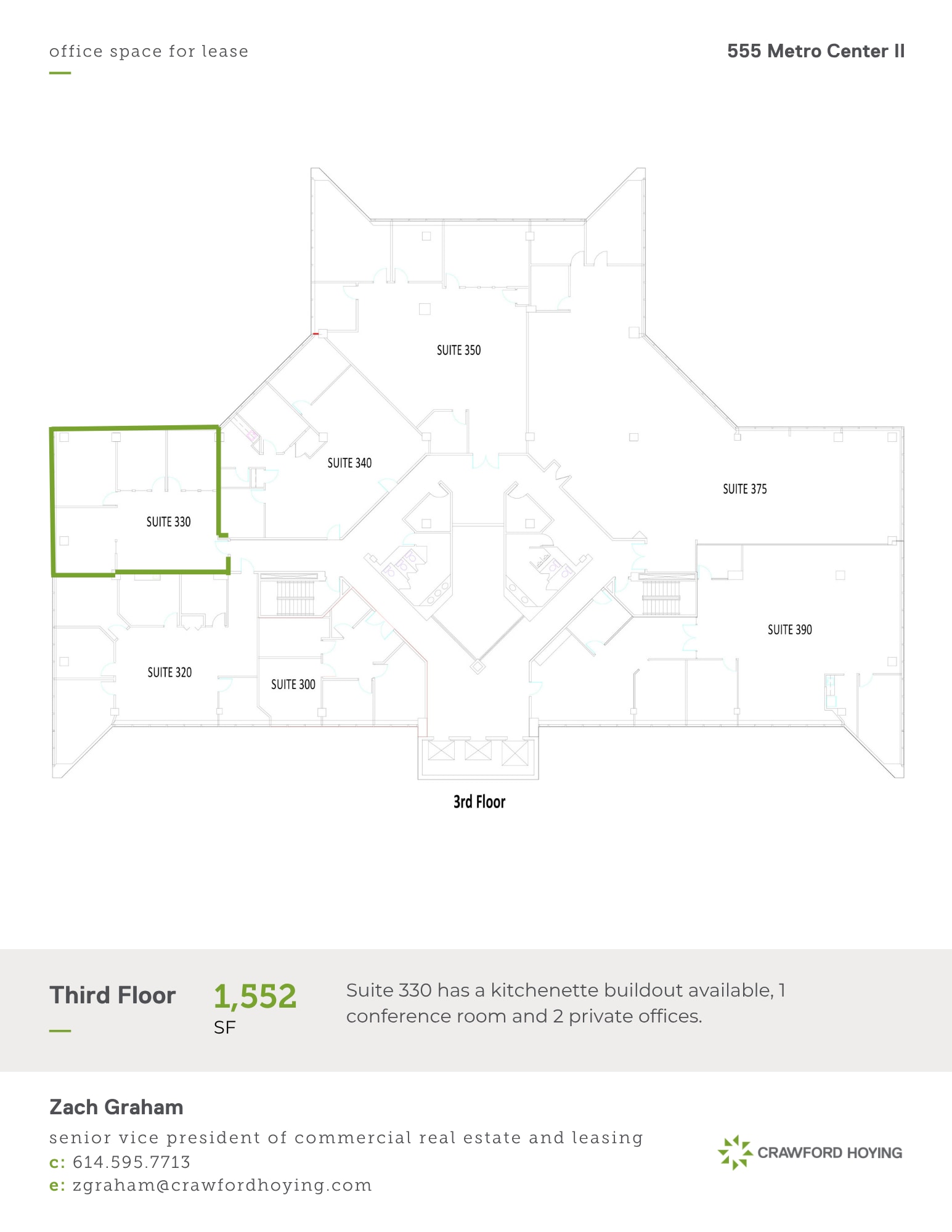 555 Metro Pl N, Dublin, OH à louer Plan d’étage– Image 1 sur 3