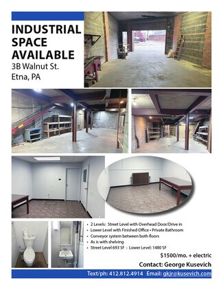 Plus de détails pour 3 Walnut St, Pittsburgh, PA - Industriel/Logistique à louer
