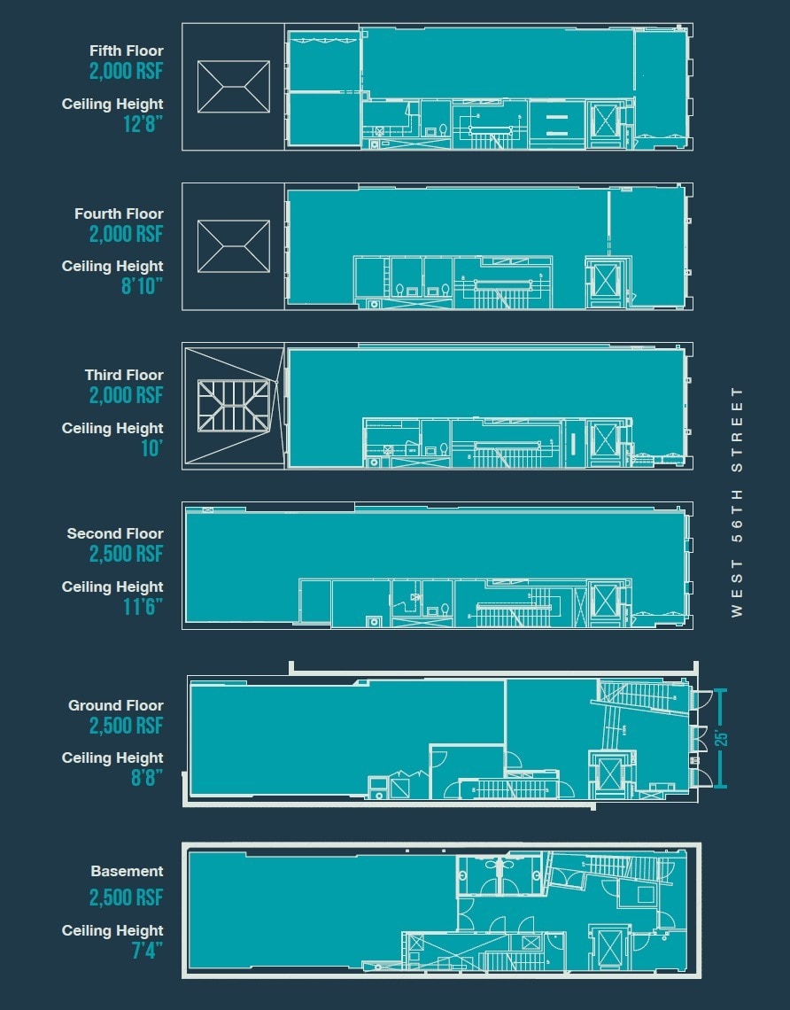 41 W 56th St, New York, NY à vendre Plan d’étage– Image 1 sur 4